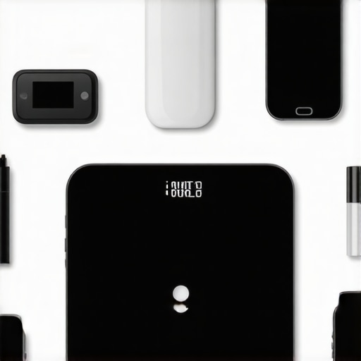 A setup of digital health devices and apps being used for weight management in NJ