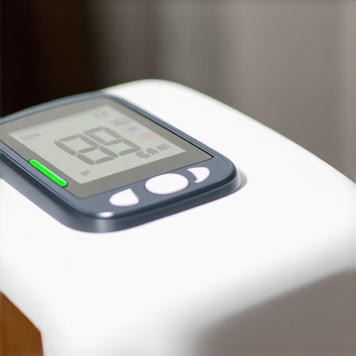 A medical device displaying blood sugar levels to aid in weight management