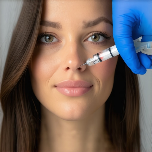 Patient getting injection from doctor in NJ clinic