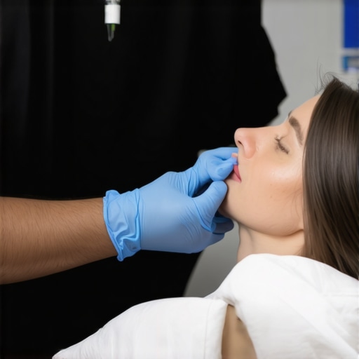 Doctor teaching a patient how to inject tirzepatide safely in New Jersey