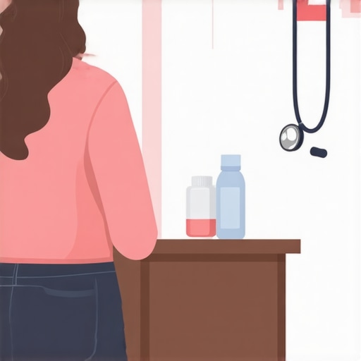 Doctor explaining weight loss medication options to a patient in a clinic