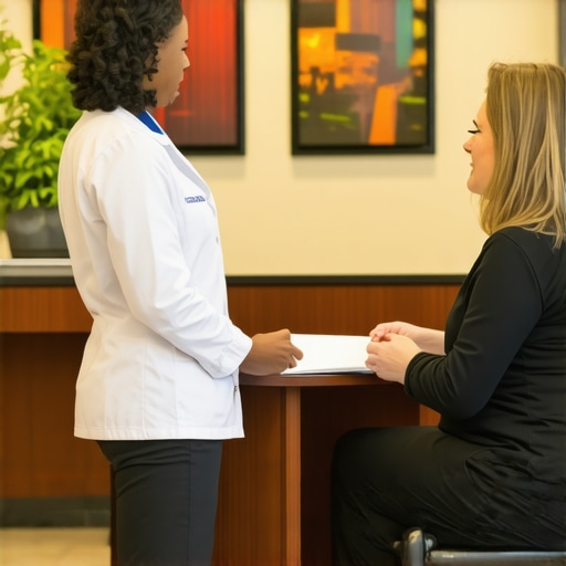 Trusted NJ Weight Loss Clinic Consultation Doctor discussing tirzepatide treatment options with patient in New Jersey clinic