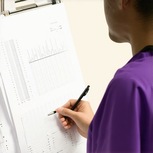 A doctor analyzing patient data during a weight loss consultation in New Jersey