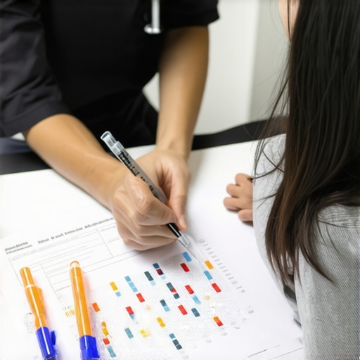 Doctor discussing FDA-approved Tirzepatide treatment with a patient in New Jersey clinic.