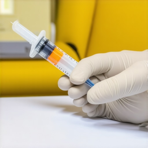 Doctor instructing patient on safe weight loss injection administration