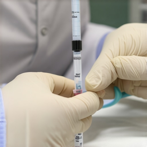 Medical professional showing how to administer tirzepatide injections to a patient in a clinical setting.